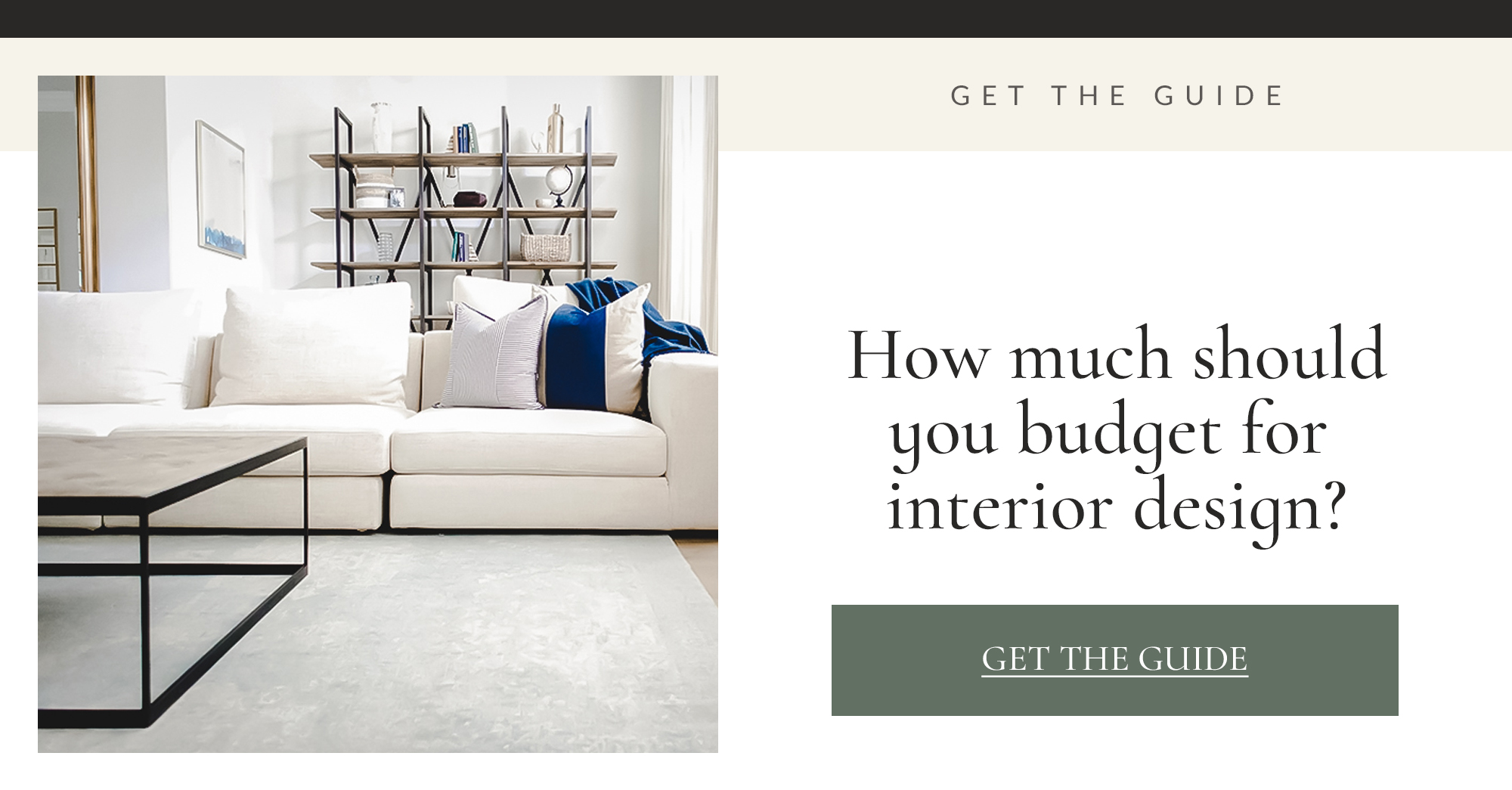 How much should you budget for interior design?